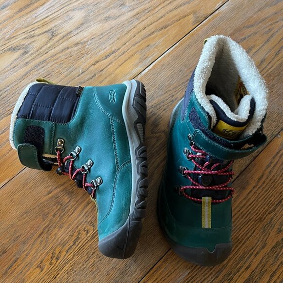 KEEN  Kanibou Wp leather ankle boot/fleece lined/New without box/tags/ 2 - Picture 5 of 8
